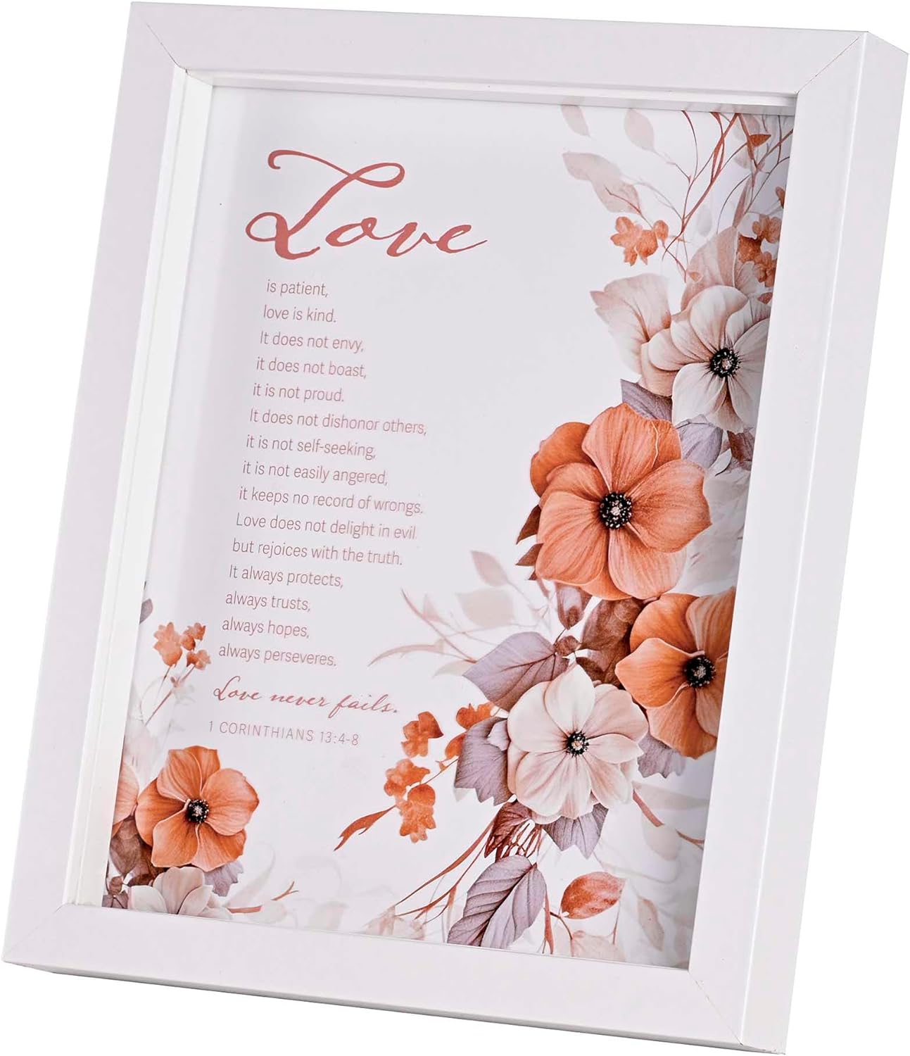 Love Is Patient Picture Frame, 9" x 11"