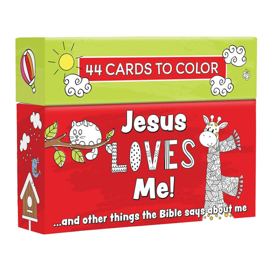 Jesus Loves Me: Scripture Verse Cards to Color and Share for Kids Ages 5-8