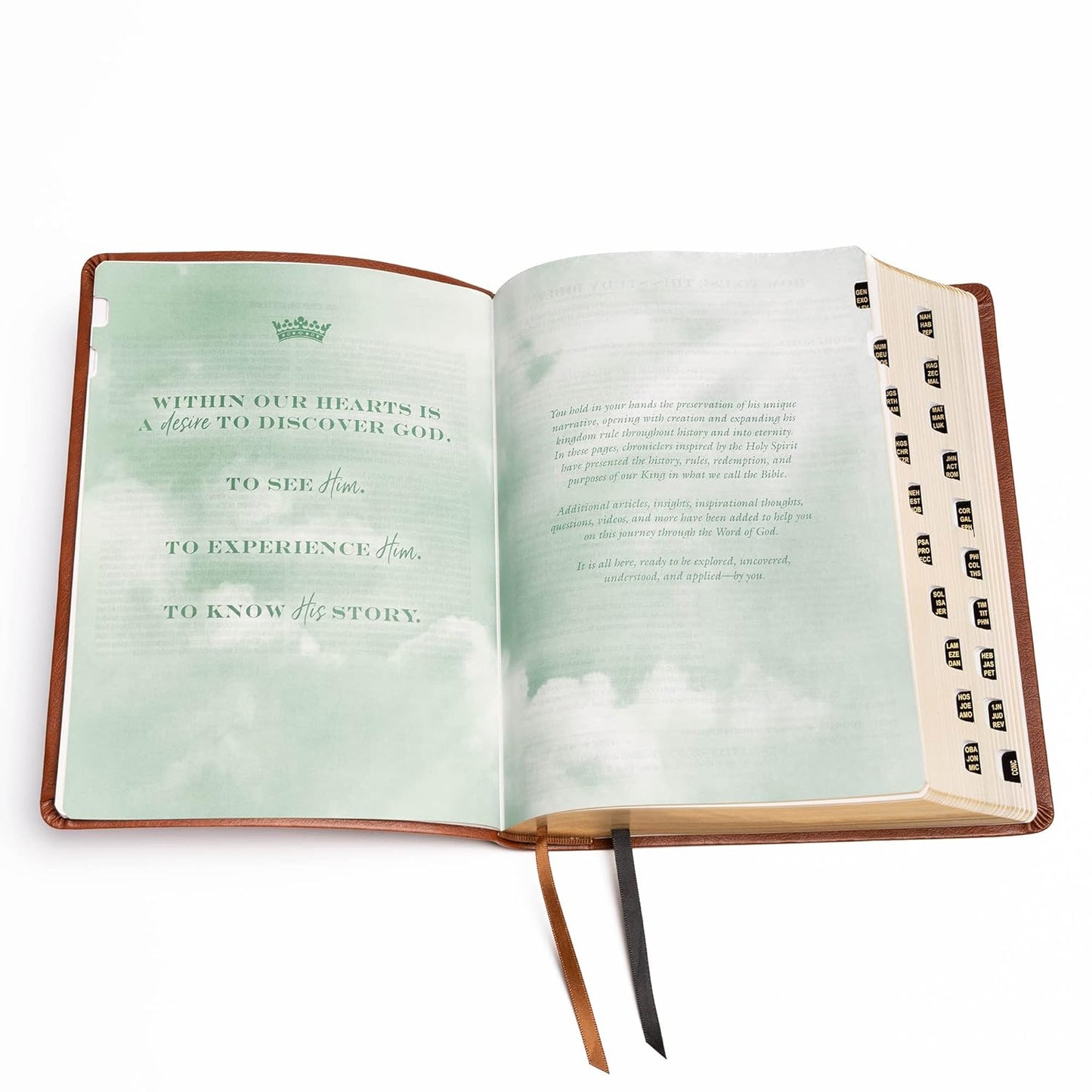 NASB Tony Evans Study Bible, Brown LeatherTouch, Indexed