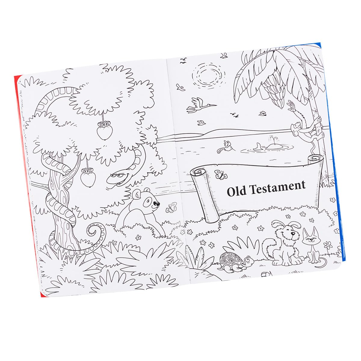 My Own Keepsake Bible: A Kids Bible Storybook to Color