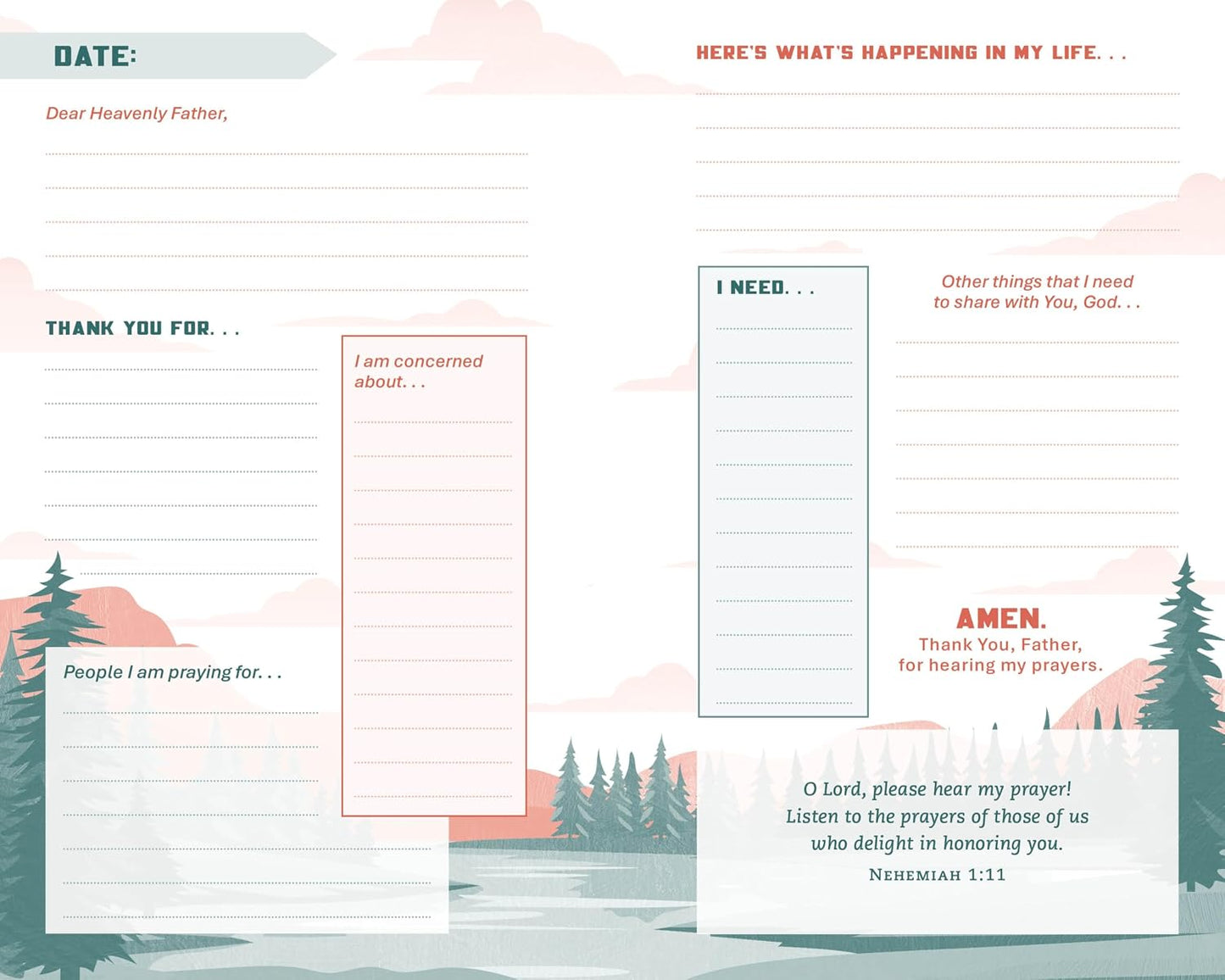 The Prayer Map for Men: A Creative Journal (Faith Maps)