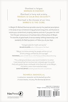 Margin: Restoring Emotional, Physical, Financial, and Time Reserves to Overloaded Lives by Richard Swenson