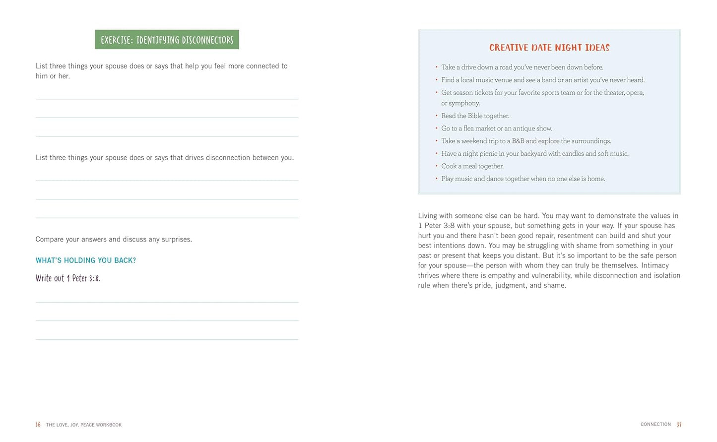 The Love, Joy, Peace Workbook: A Couple's Bible Study
