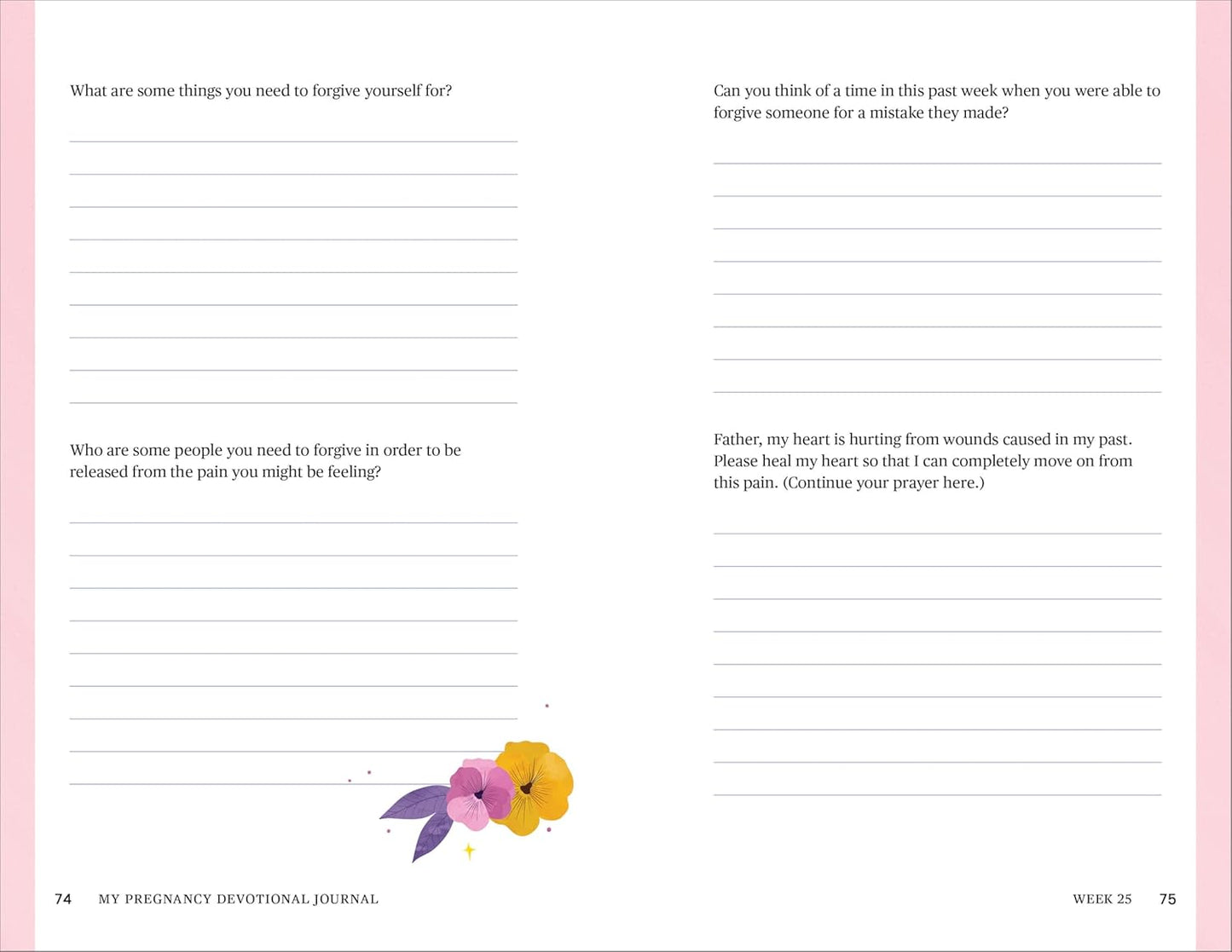 My Pregnancy Devotional Journal: 40 Weeks of Reflection and Prayer for You and Your Baby