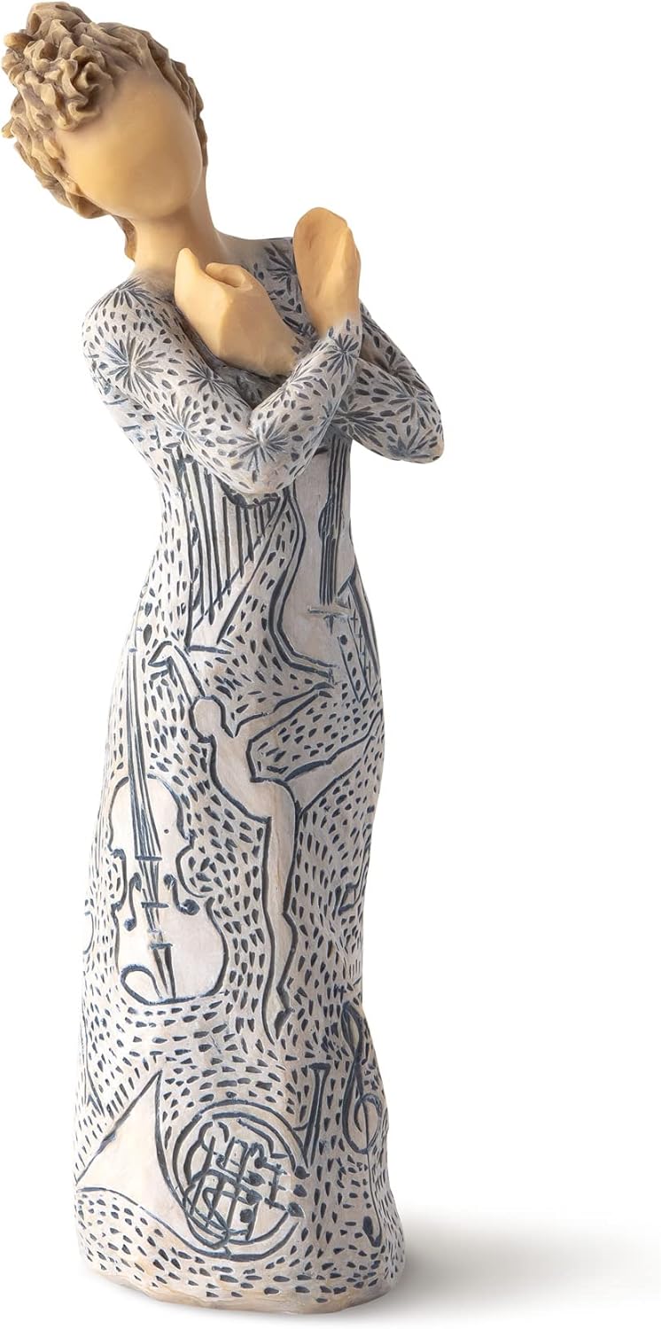 Willow Tree Music Speaks (Lighter Skin), Sculpted Hand-Painted Figure