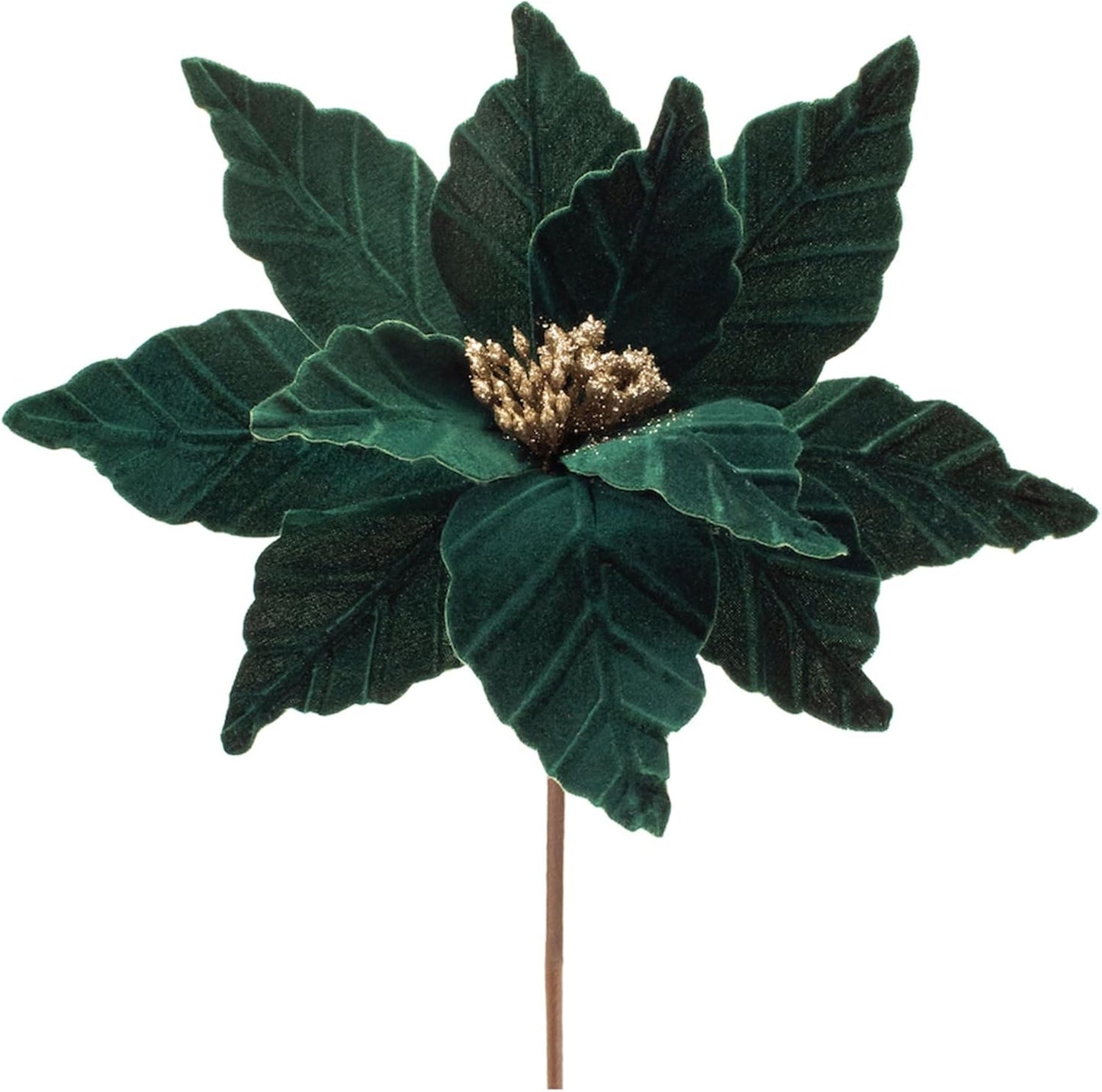 POINSETTIA STEM GREEN VELVET