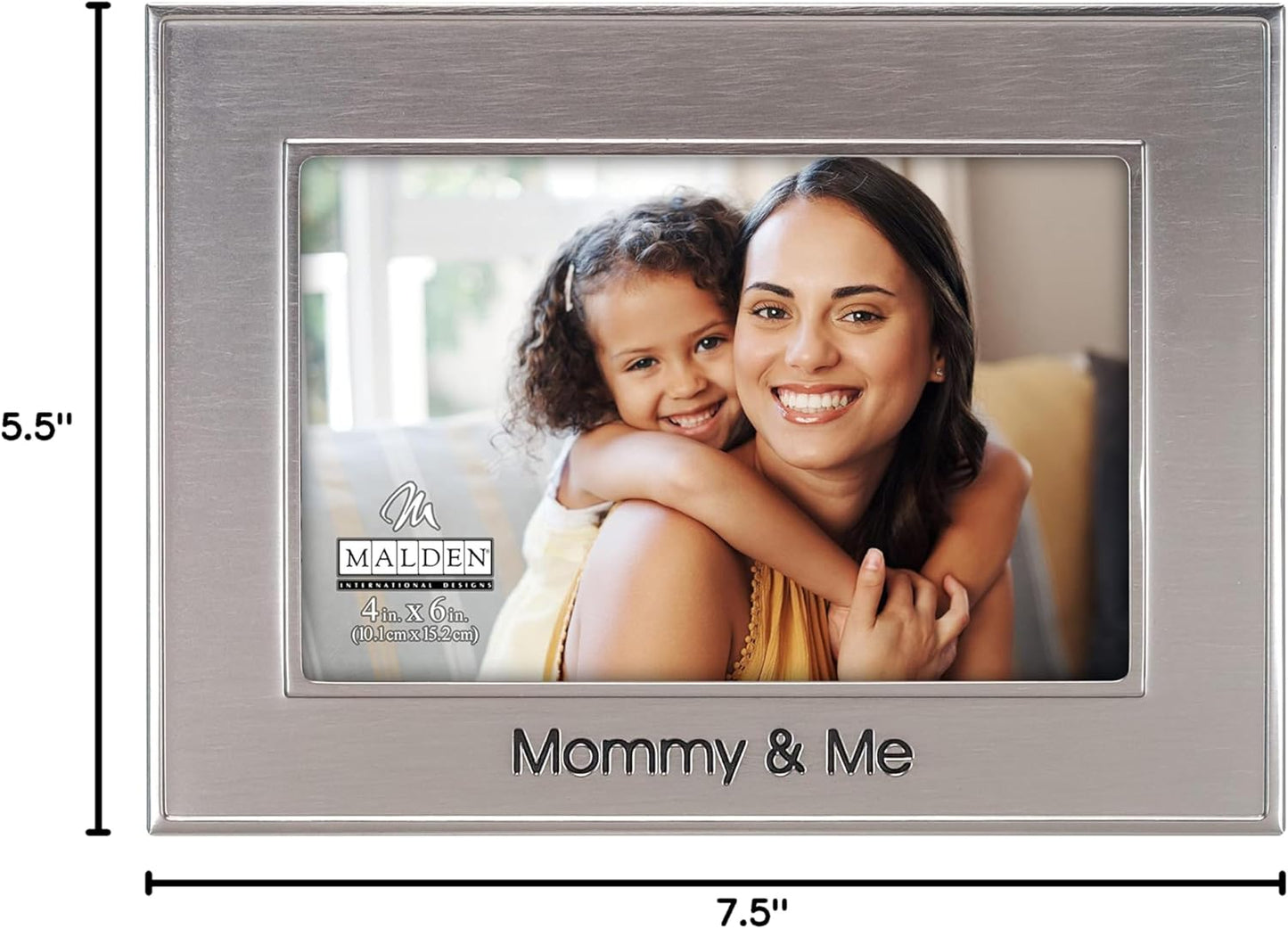 Mommy and Me Metal Picture Frame, 4"x6"