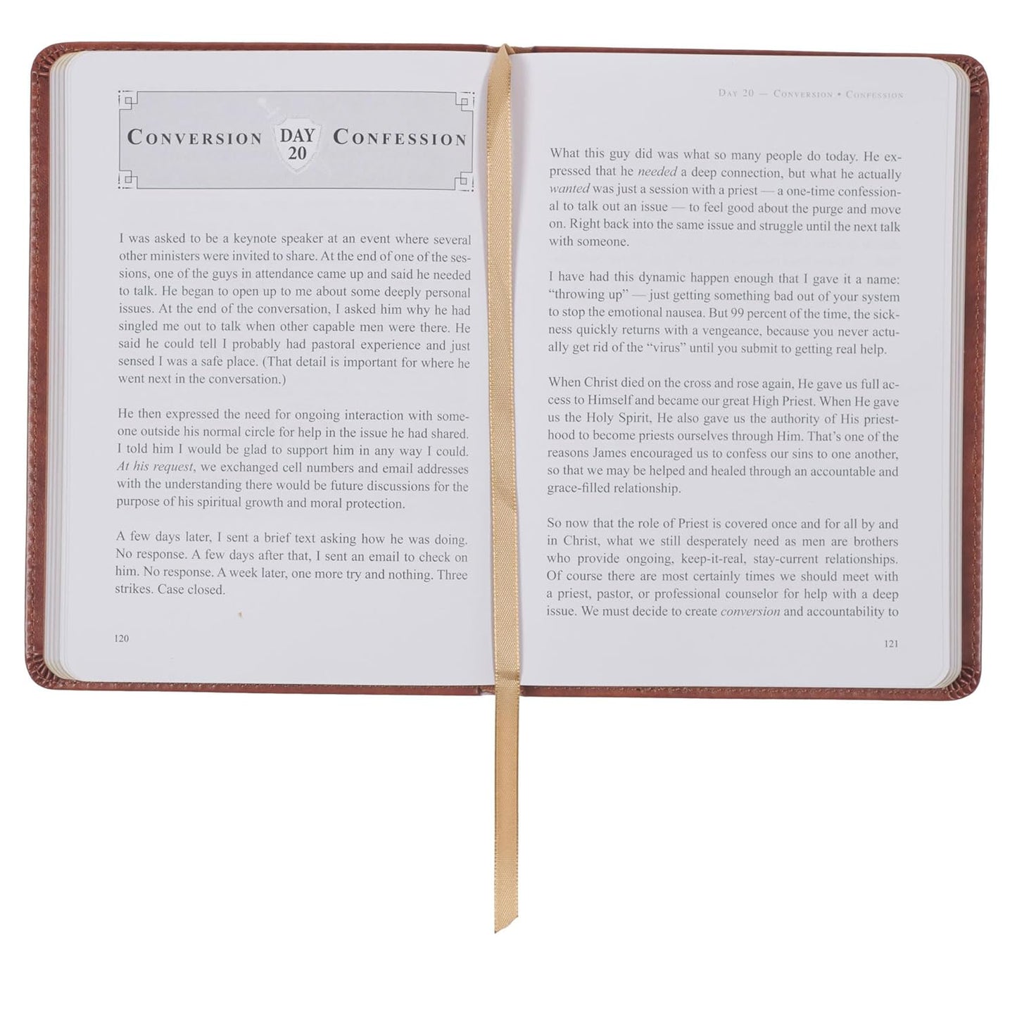 The Sword and Shield A 40 Day Devotional for Men, Faux Leather