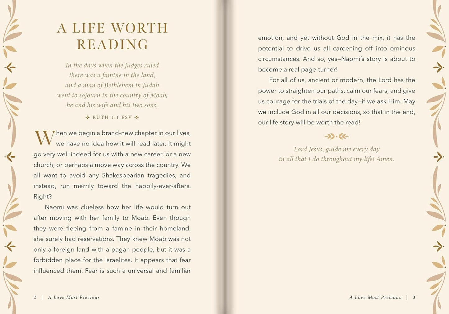 A Love Most Precious: 90 Devotions on the Book of Ruth