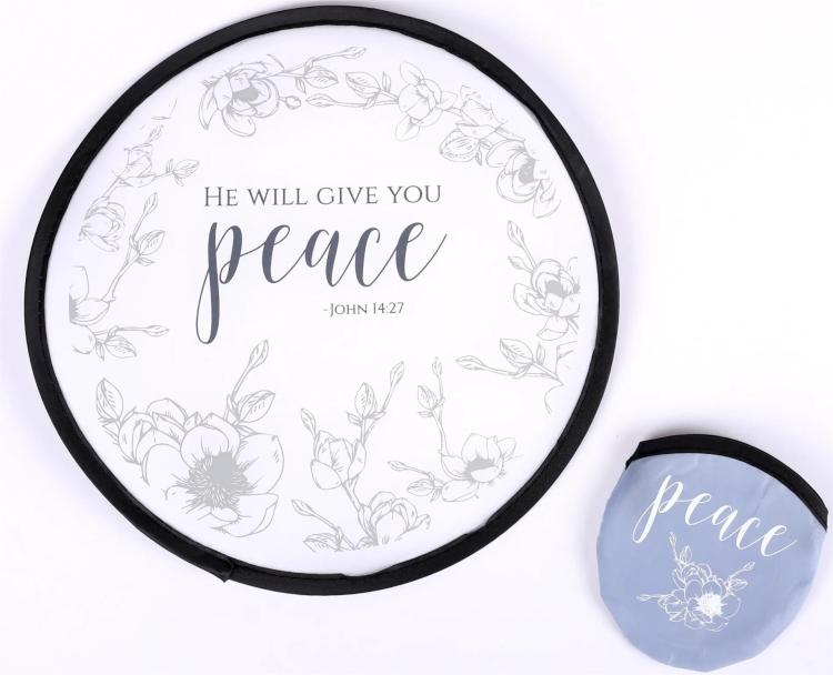 Peace Foldable Hand Fan