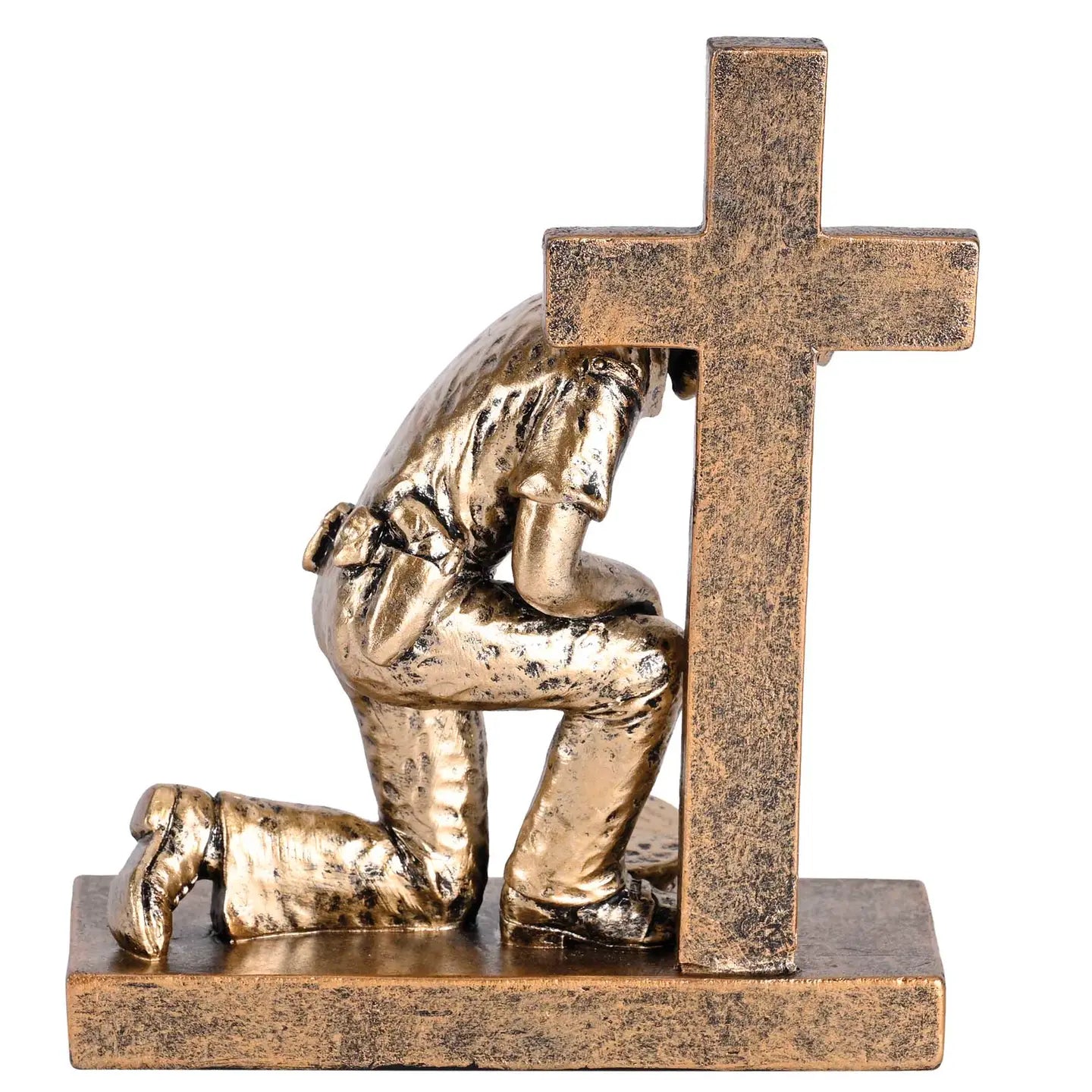Called To Pray Cross Police Officer, 8"
