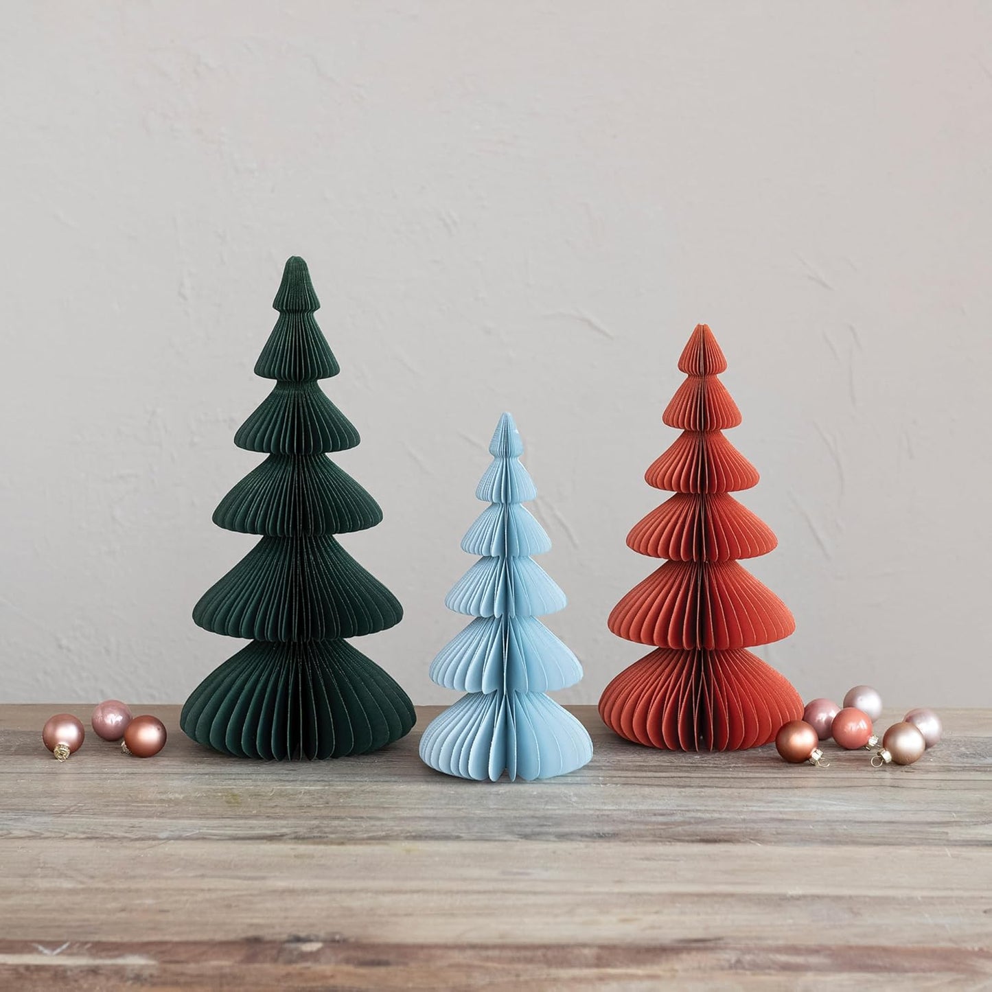 Paper Folding Honeycomb Tree with Magnet, Green