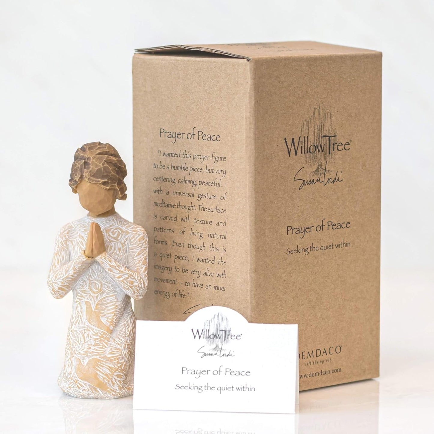 Willow Tree Prayer of Peace (Lighter Skin), Sculpted Hand-Painted Figure