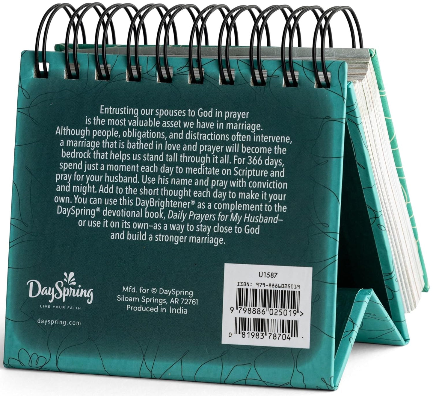 Daily Prayers for My Husband - An Inspirational DaySpring DayBrightener- Perpetual Calendar