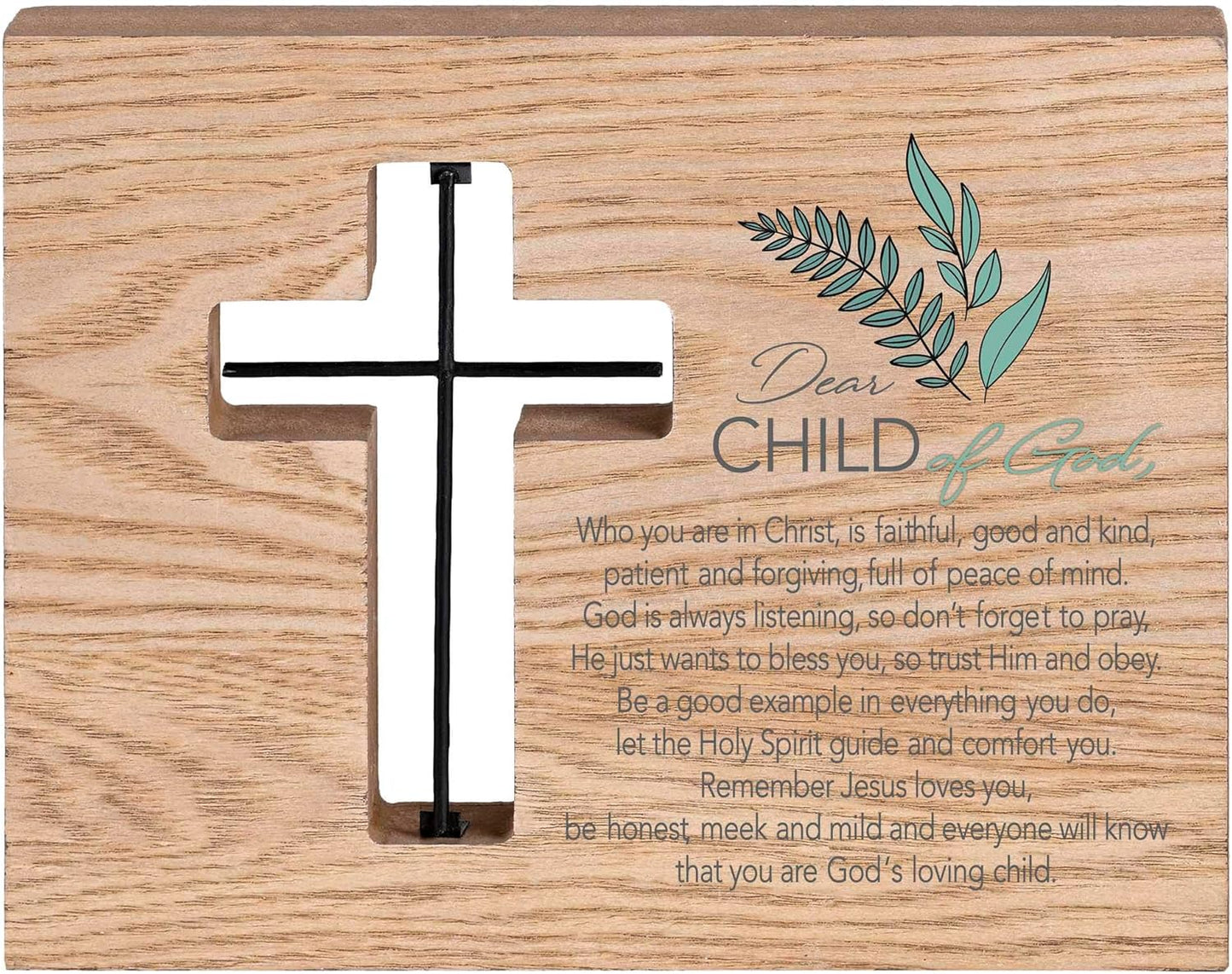 Tabletop Wire Plaque Child Of God Boy