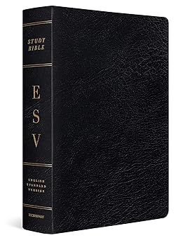 ESV Study Bible, Large Print (Black, Indexed)