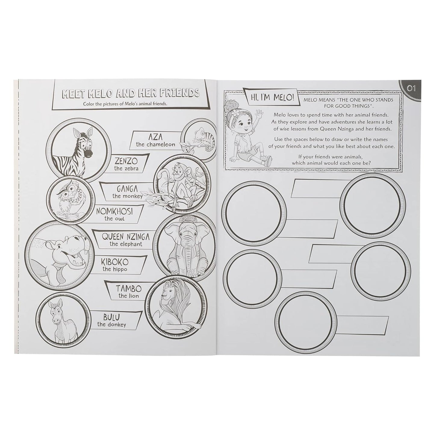 Melo and Friends - Activity Book