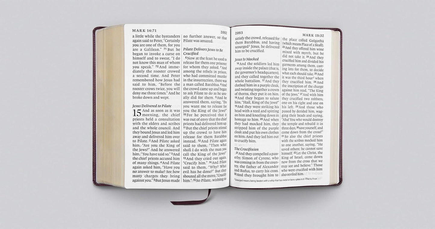 ESV Super Giant Print Bible (TruTone, Burgundy)