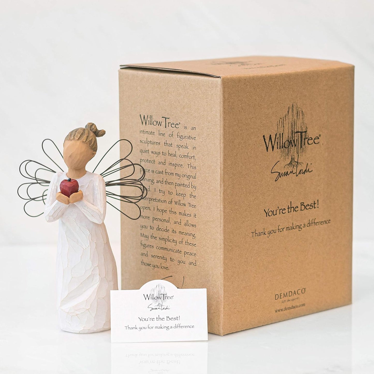 Willow Tree You're The Best Angel, Sculpted Hand-Painted Figure