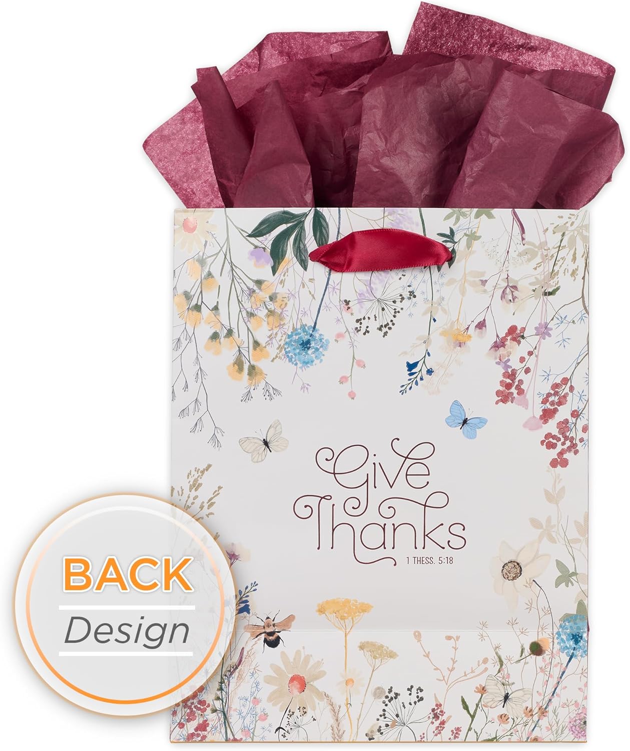 Give Thanks in Everything Medium Gift Bag - 1 Thessalonians 5:18