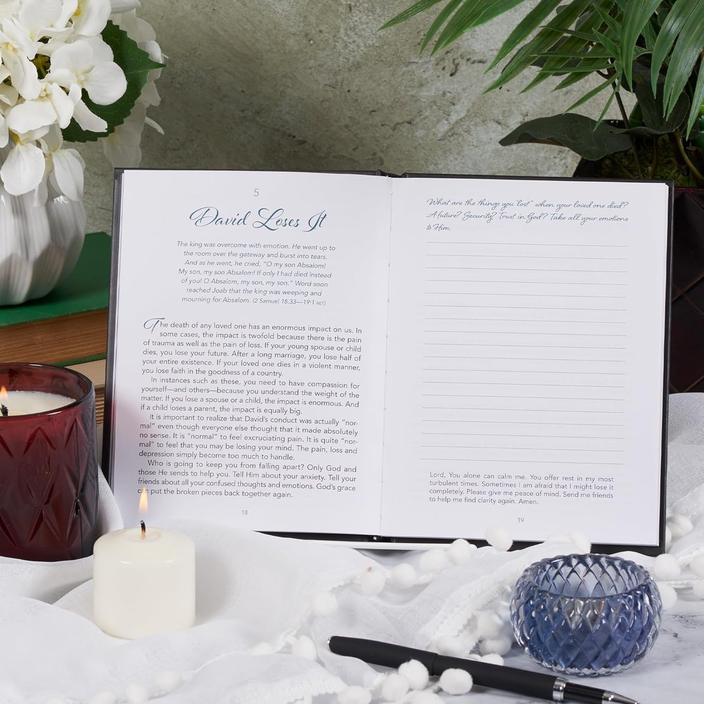 Losing A Loved One Devotional, a 40-Day Journey Towards Healing, Hope and Peace