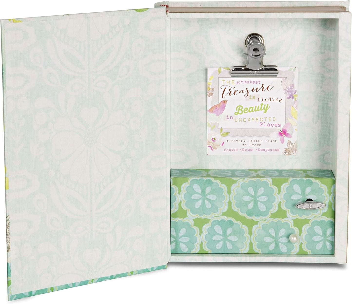 Someone Special-6.5" x 2" x 8.5" Musical Book Box, Blue, Green