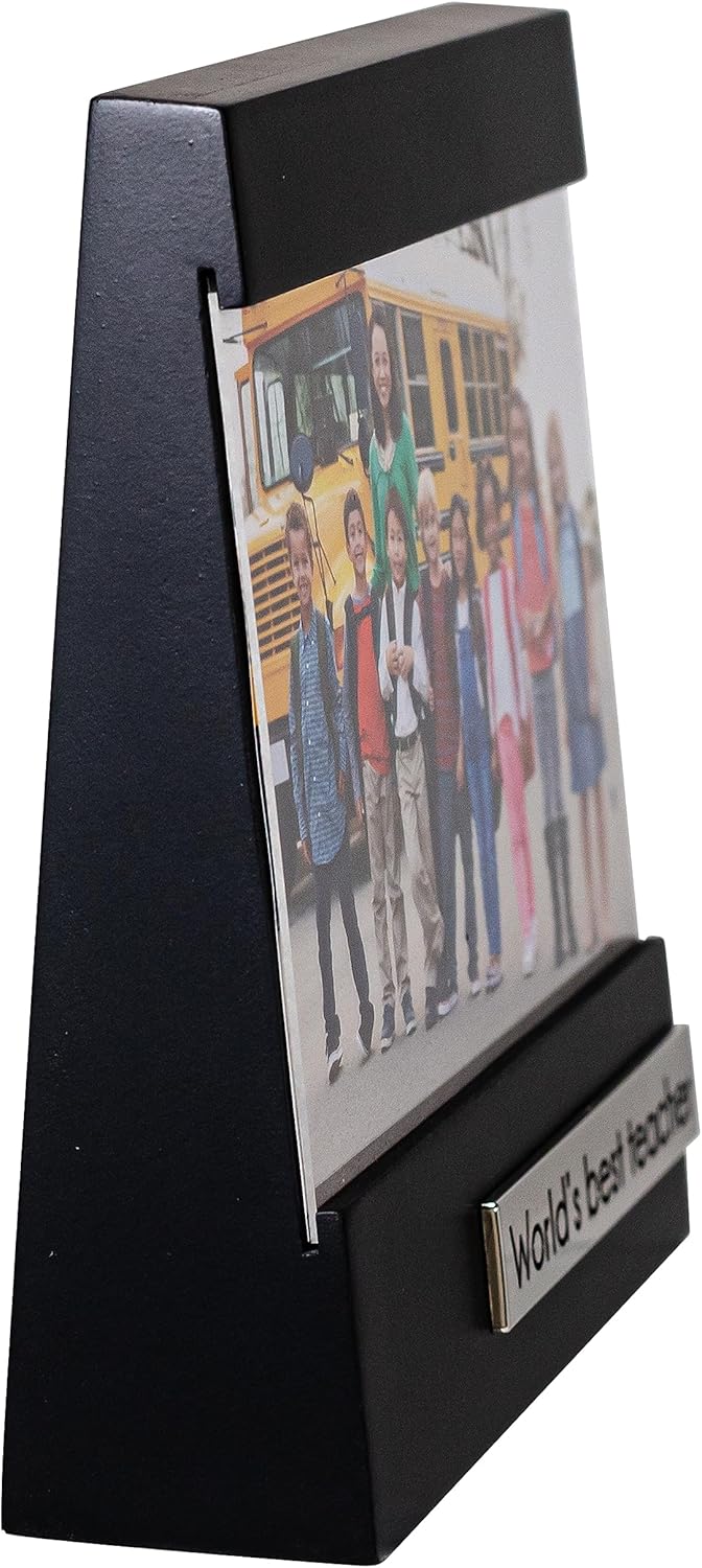 World’s Best Teacher Wedge Word Picture Frame, 4"x6"