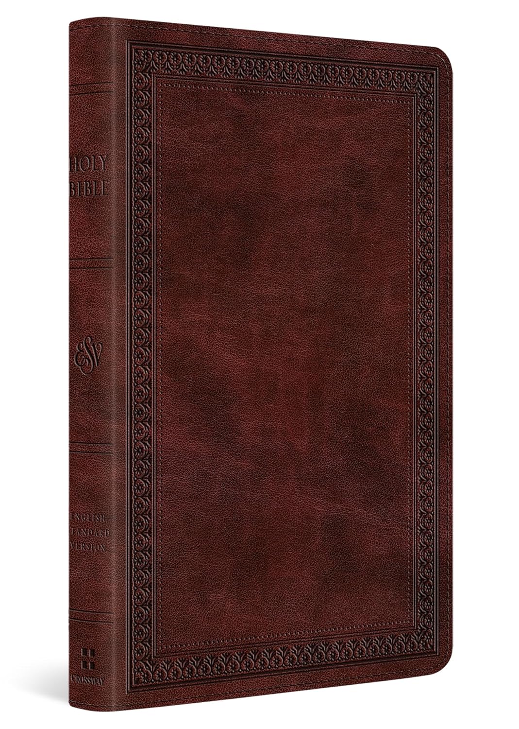 ESV Thinline Bible (TruTone, Mahogany, Border Design)