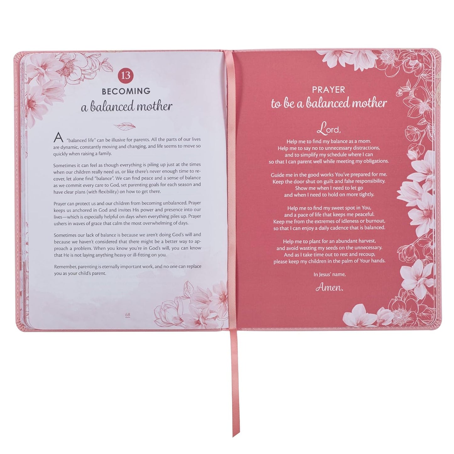 Prompted Journal Prayerful Parenting Faux Leather