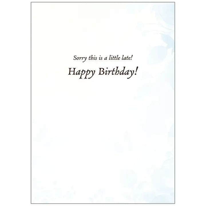 Offering Flowers - Faith Birthday Belated Card- SCD113525
