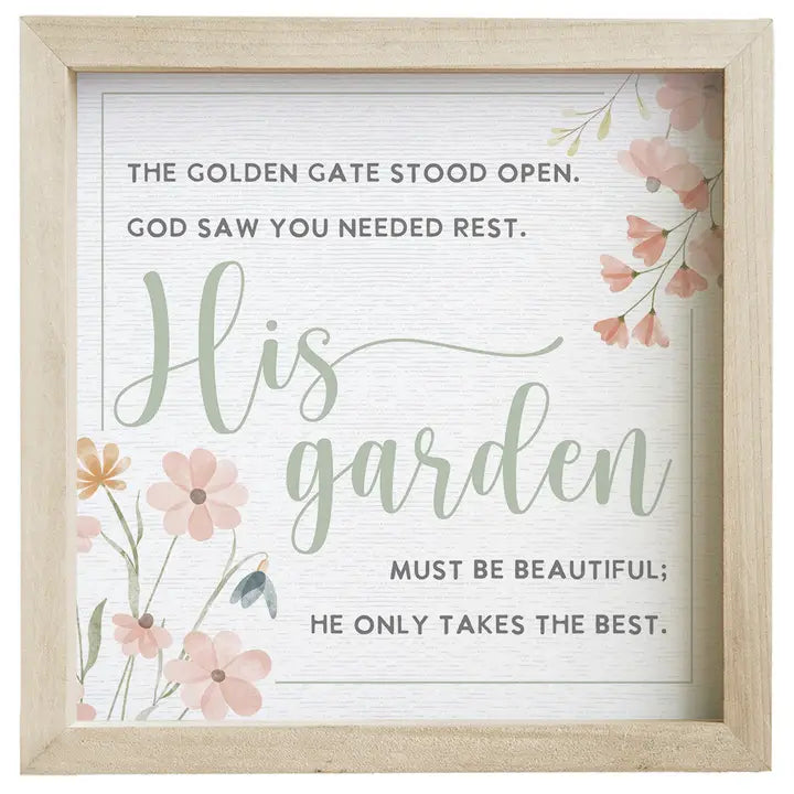 His Garden Flowers Rustic Frames