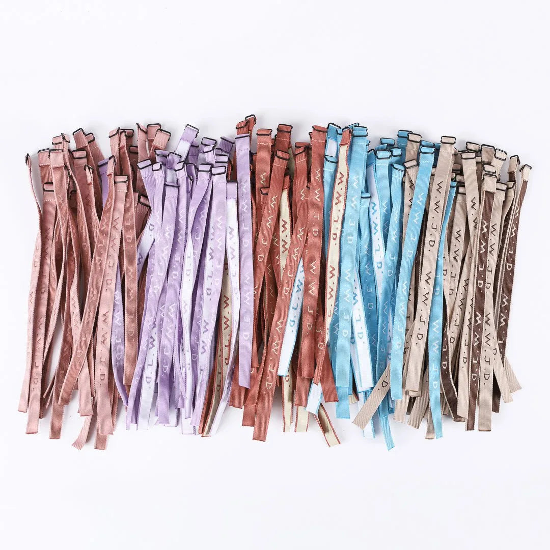 WWJD Woven Assorted Light Color Bracelet