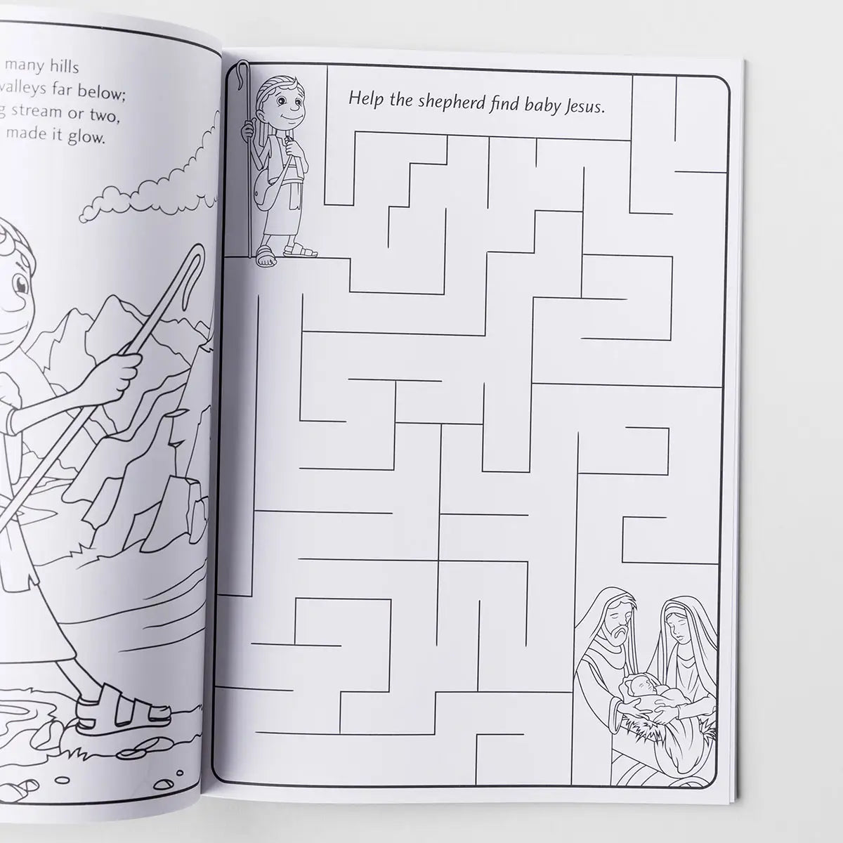 The Shepherd on the Search - A Christmas Story Activity & Sticker Book