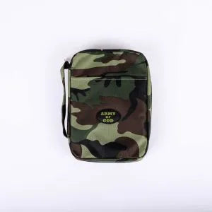 BIBLE COVER CANVAS ARMY OF GOD CAMO – MEDIUM