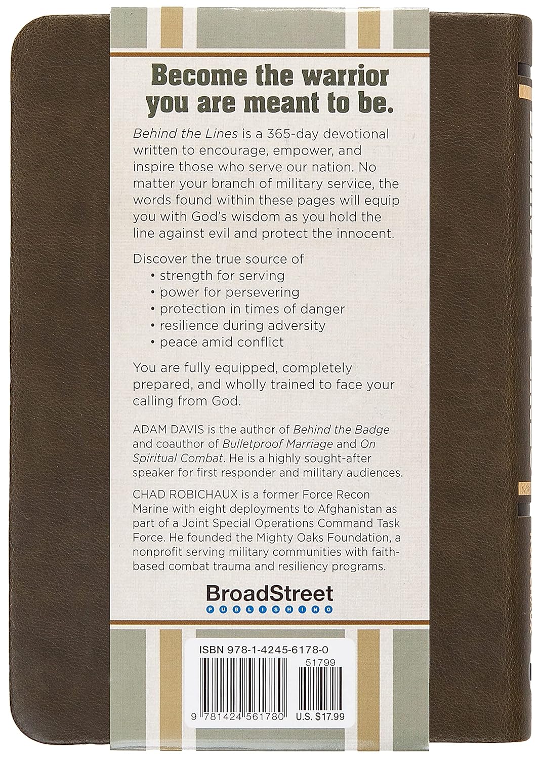 Behind the Lines: 365 Daily Challenges for Military Personnel by Adam Davis, Chad Robichaux