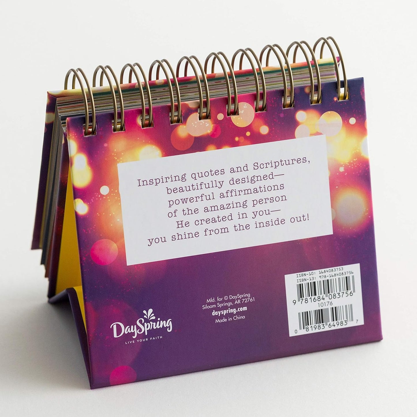 DaySpring - Shine Bright Every Day: Sparkling Reflections of You - A DaySpring Inspirational DayBrightener - Perpetual Calendar