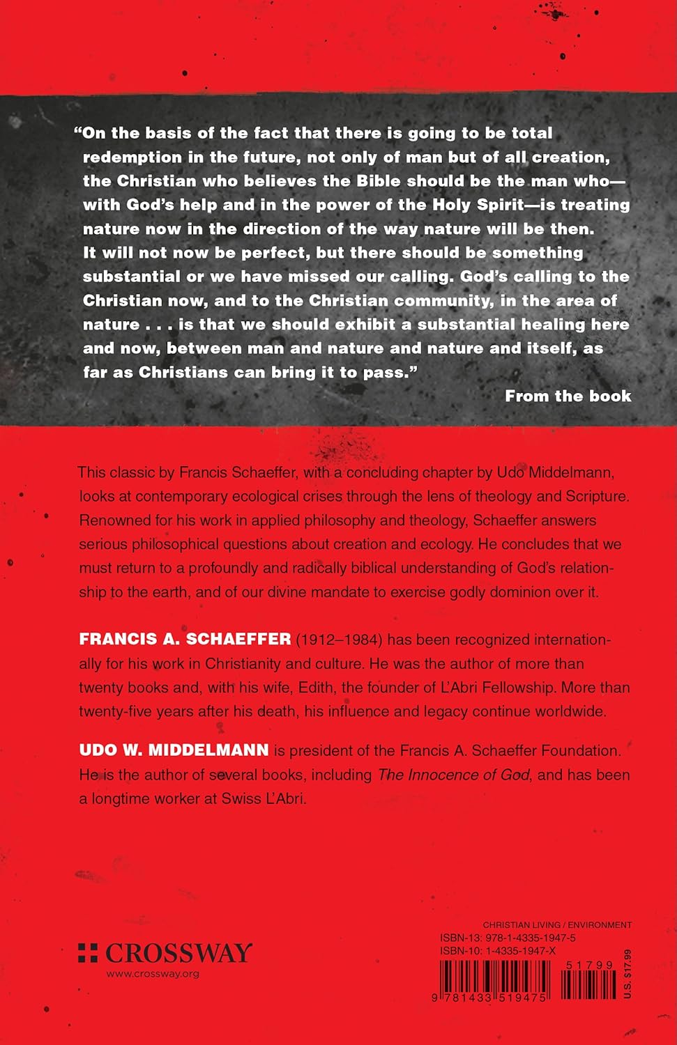 Pollution and the Death of Man by Francis A. Schaeffer, Udo W. Middelmann