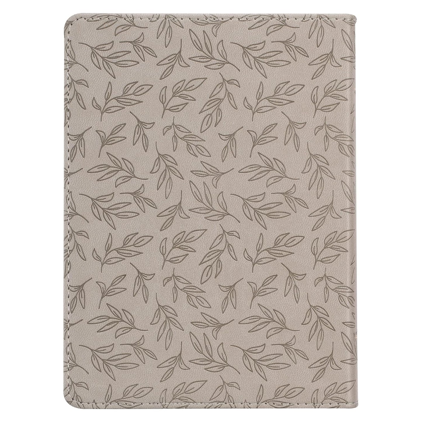 Prompted Faux Leather 3-Year Q & A Journal Taupe