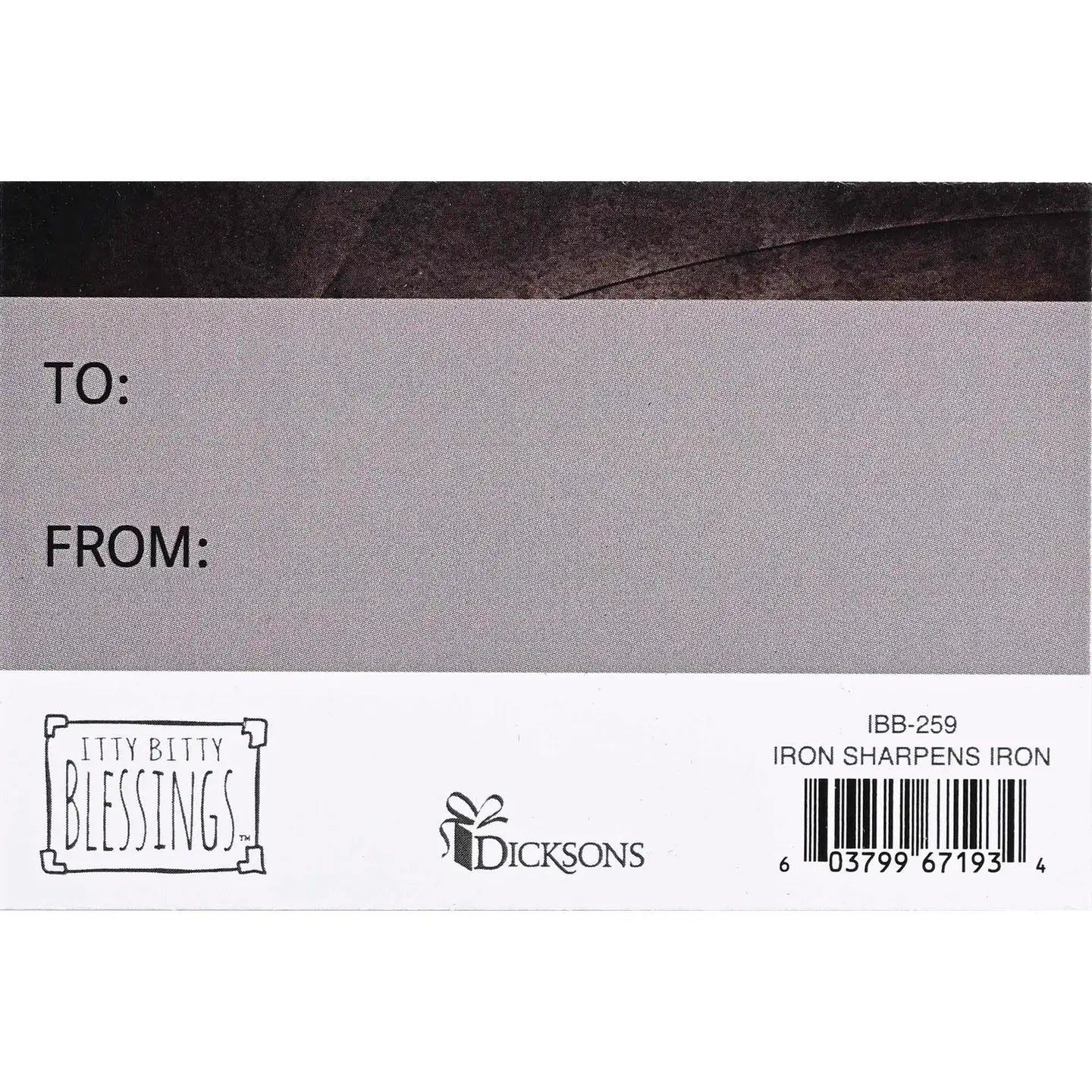 Iron Sharpens Iron Itty Bitty Bookmark