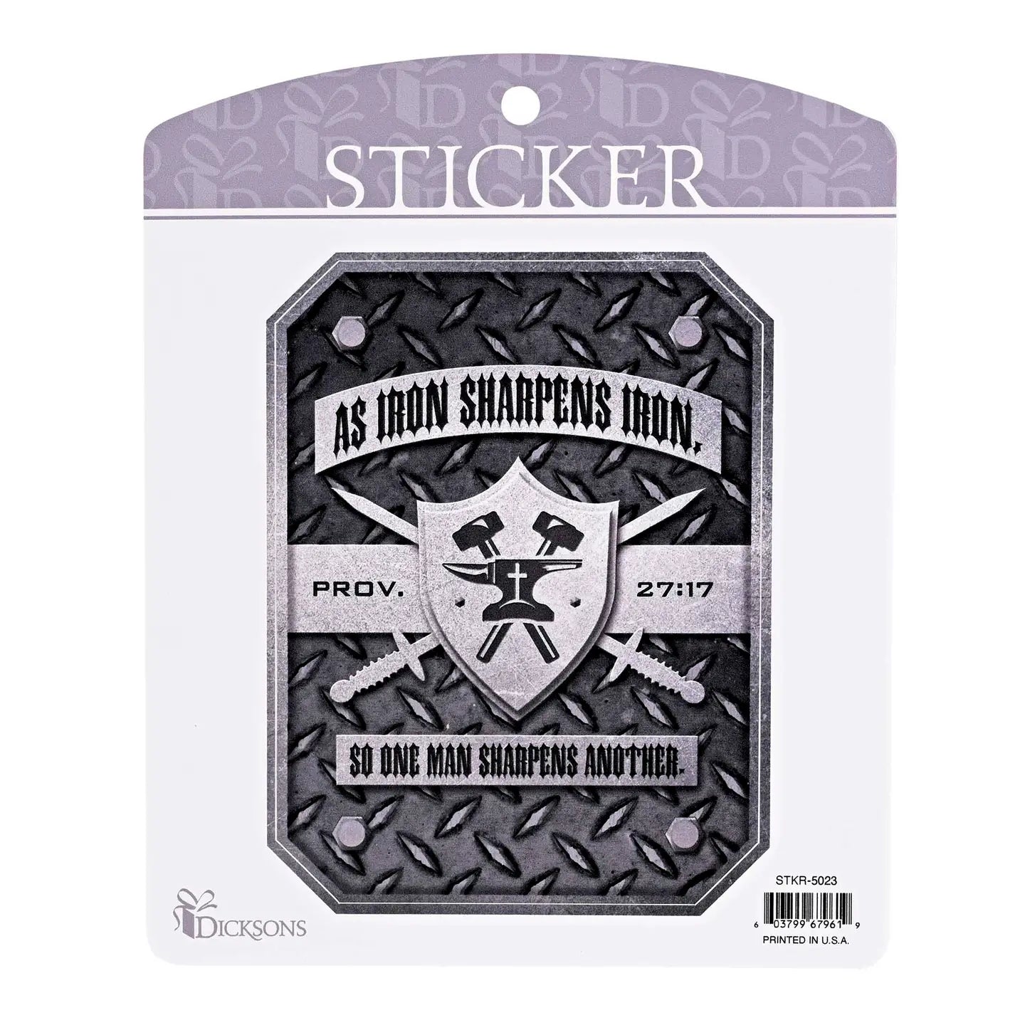 Iron Sharpens Iron Sticker