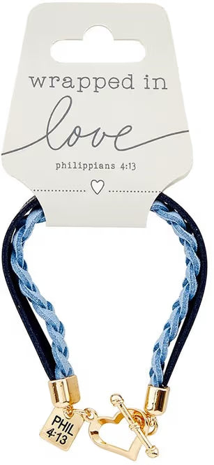 Wrapped In Love - Philippians 4:13 Bracelets