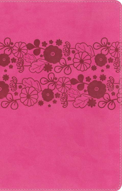 NIrV, Holy Bible, Large Print, Leathersoft, Pink