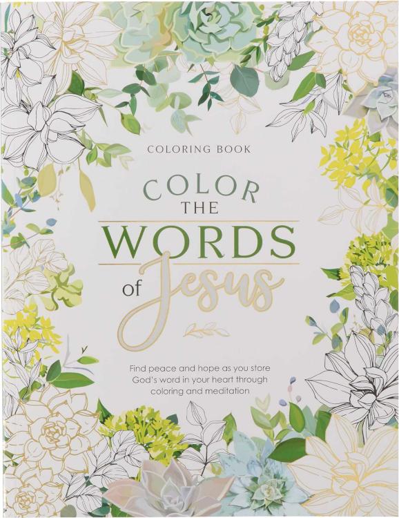 Color the Words of Jesus Coloring Book