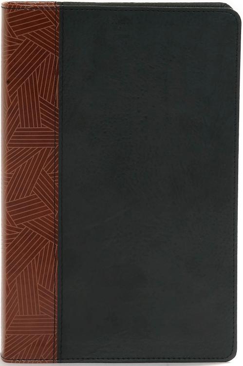CSB Rainbow Study Bible, Black/Tan LeatherTouch