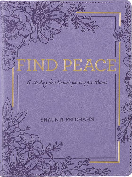 Find Peace for Moms, 365 Daily Devotions, Faux Leather