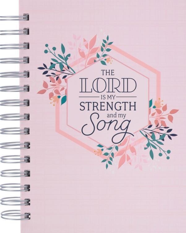 My Strength and My Song Wirebound Journal - Psalm 118:14