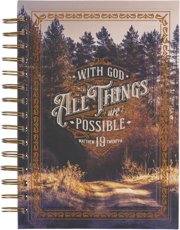Journal w/Scripture All Things Matt. 19:26
