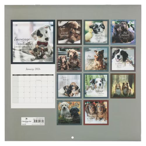 2026 Encourage Each Other Large Wall Calendar - 1 Thessalonians 5:11