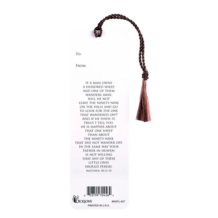 Tassel Bookmark He Ran Matthew 18:12-14