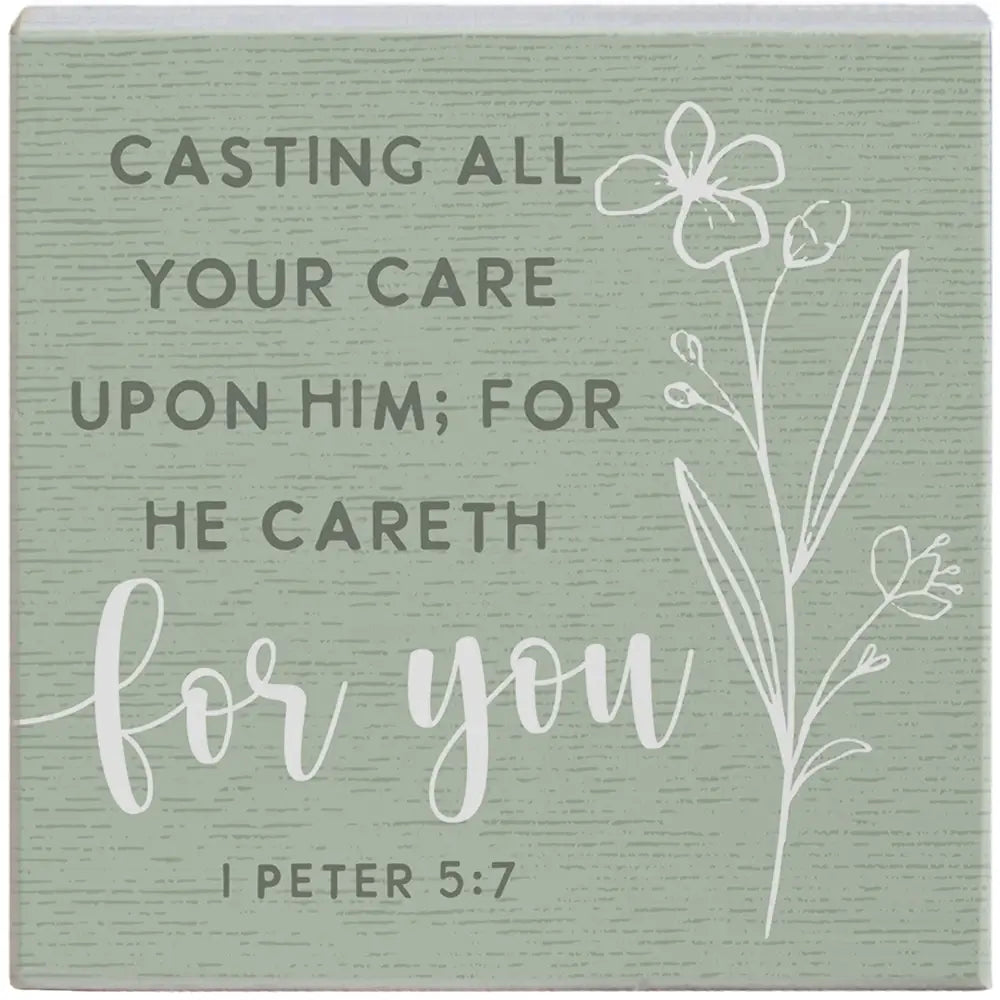 Casting All Cares Green - Small Talk Square